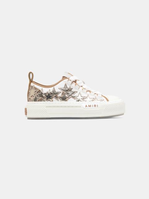 WOMEN'S METALLIC STARS COURT LOW