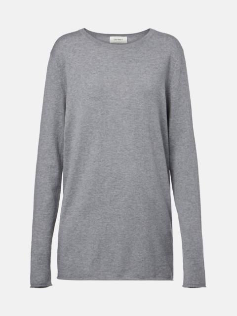 Maurie cotton and cashmere sweater