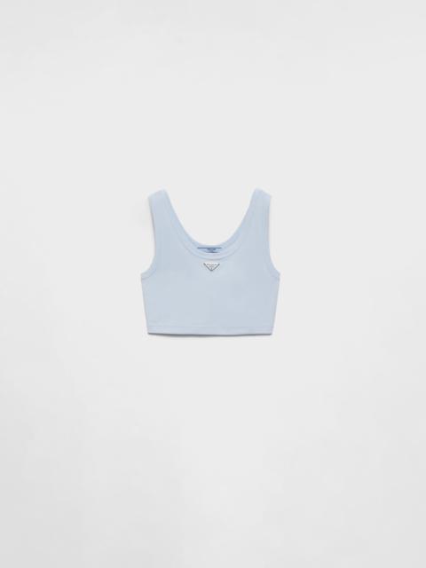 Ribbed knit crop top