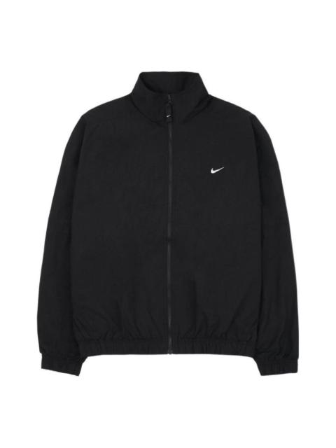Nike Solo Swoosh Woven Track Jacket 'Black' DQ5201-010