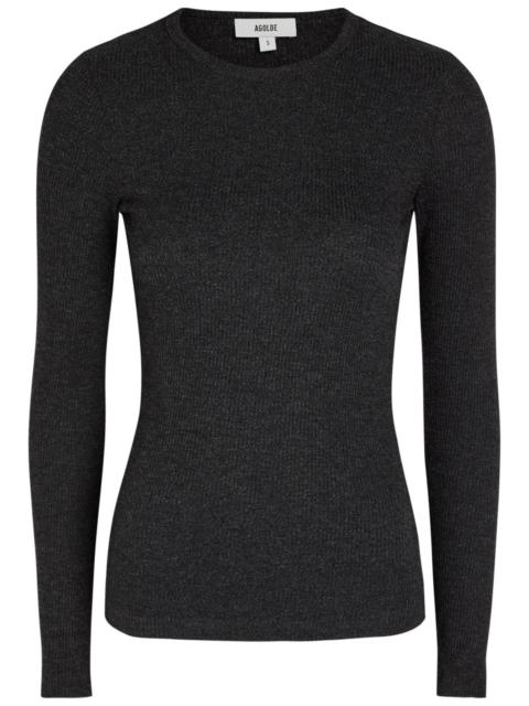 Agolde Delphi Long Sleeve Knit top