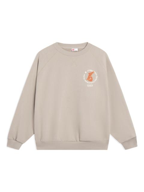 Li-Ning Graphic Sweatshirt 'Khaki' AWDT237-2