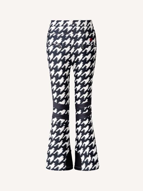 Houndstooth High-Waist Aurora Flare Ski Pant
