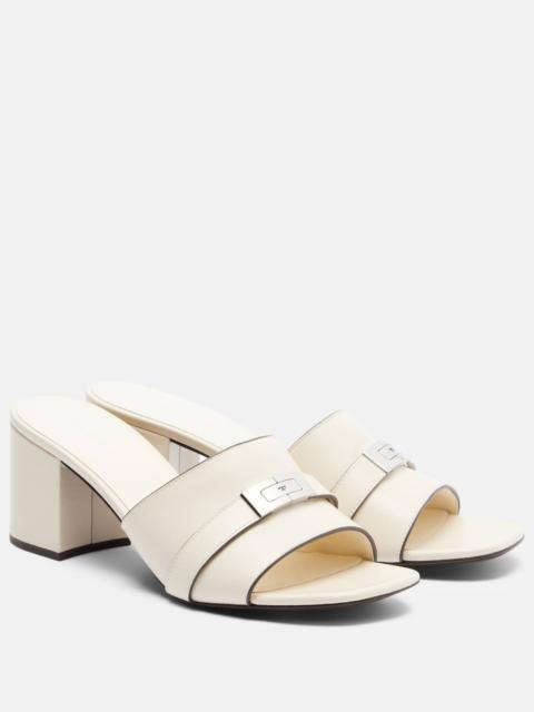 LeeLee leather mules