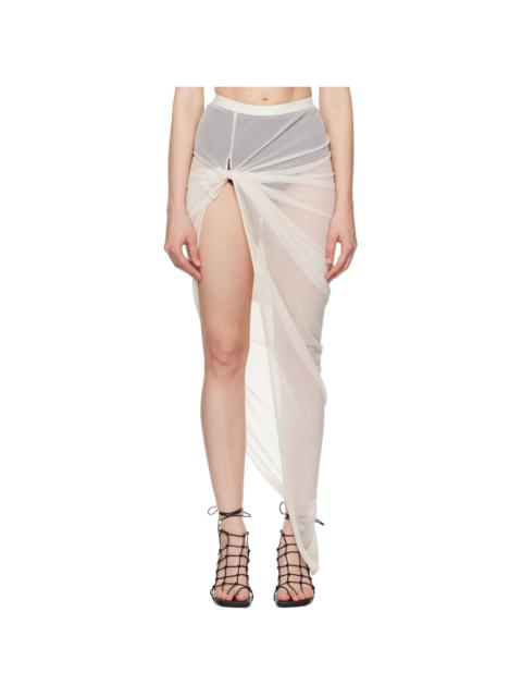 Off-White Twist Edfu Maxi Skirt
