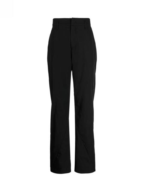 ZIP-DETAIL HIGH-WAIST TROUSERS