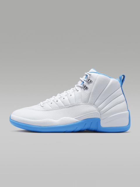 Air Jordan 12 Retro "White and University Blue" Men's Shoes
