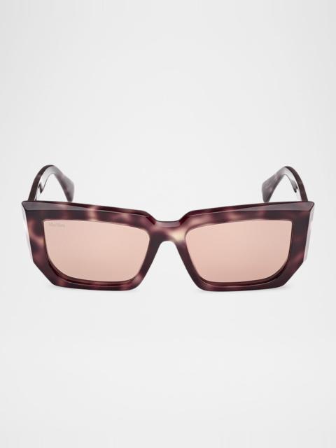 Acetate Rectangle Sunglasses