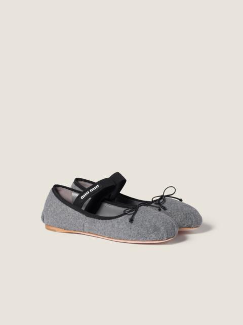 Fleece ballerinas