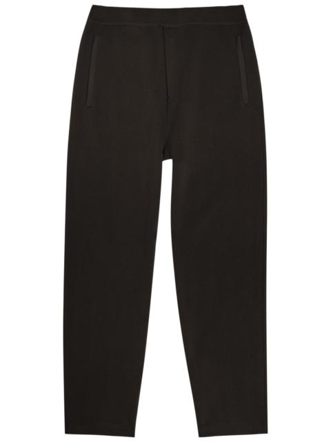 Emporio Armani Tapered Fine-knit Sweatpants