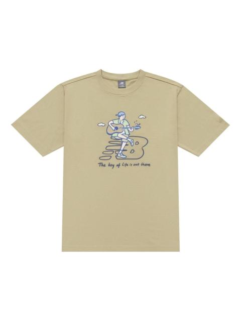 New Balance x PK Guitar Graphic T-Shirt 'Light Brown' NEE26021-LB
