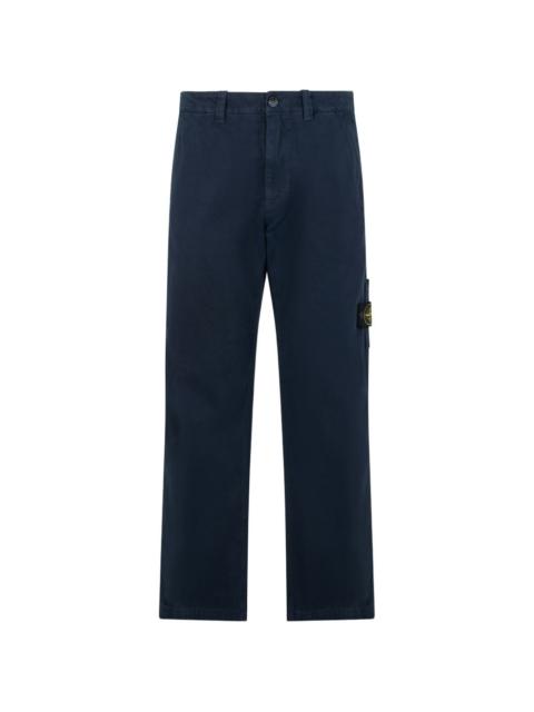 logo patch trousers