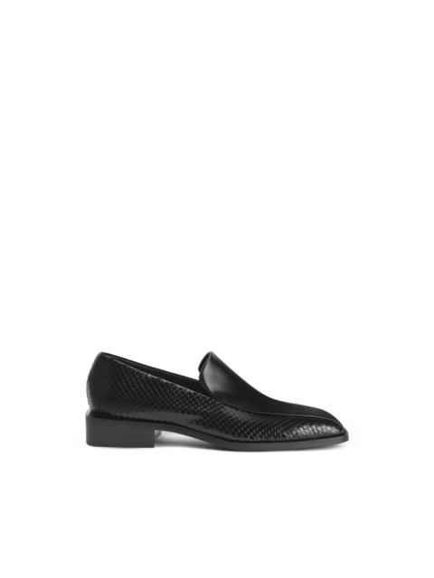 Gz-Lucky square-toe loafers
