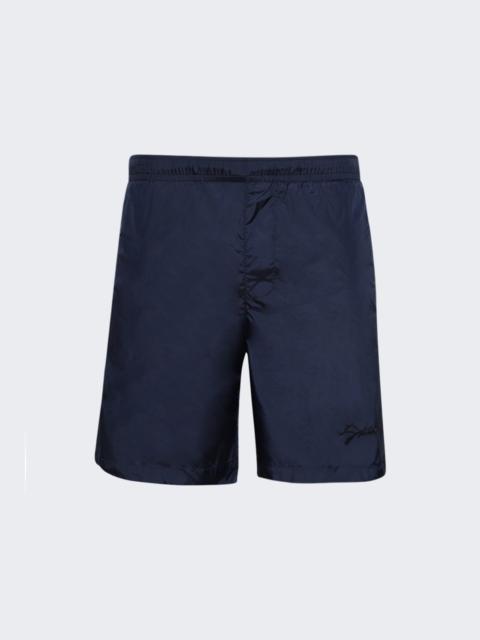 Logo Embroidery Swimshorts Dark Blue