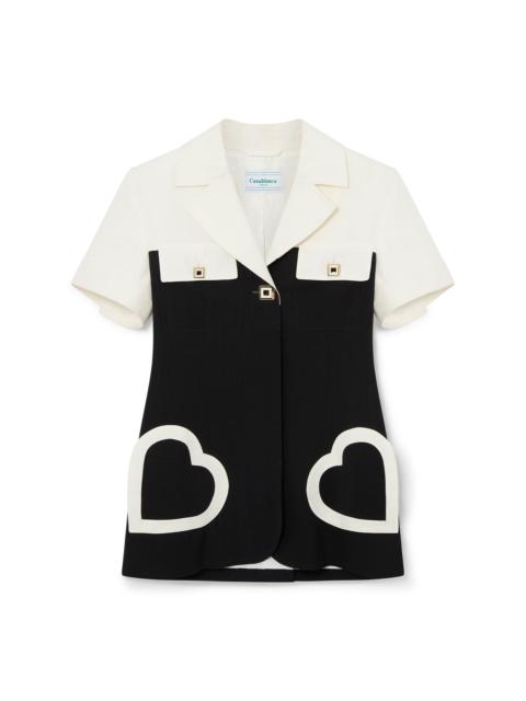 CASABLANCA Amirallie Heart Jacket | REVERSIBLE