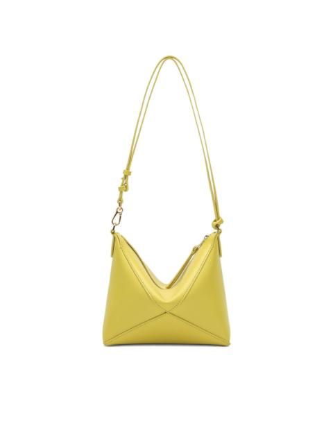Puzzle Fold geometric-zip shoulder bag