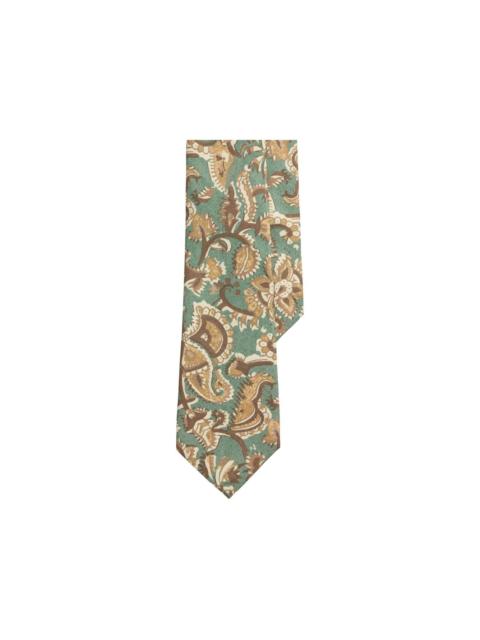 paisley-print tie
