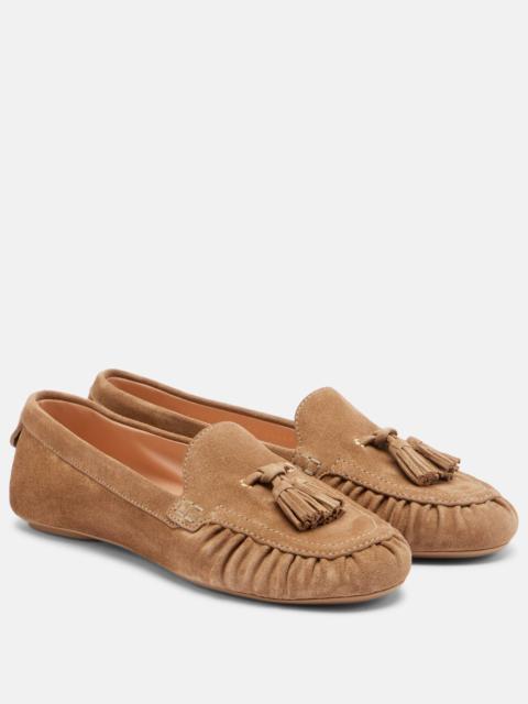 Suede loafers