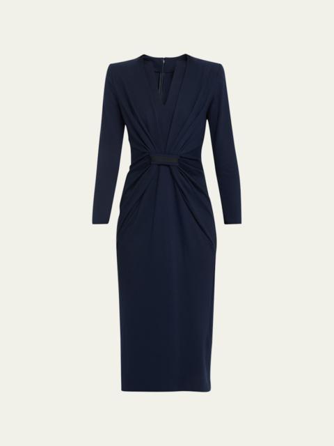 Tab Front Jersey Dress