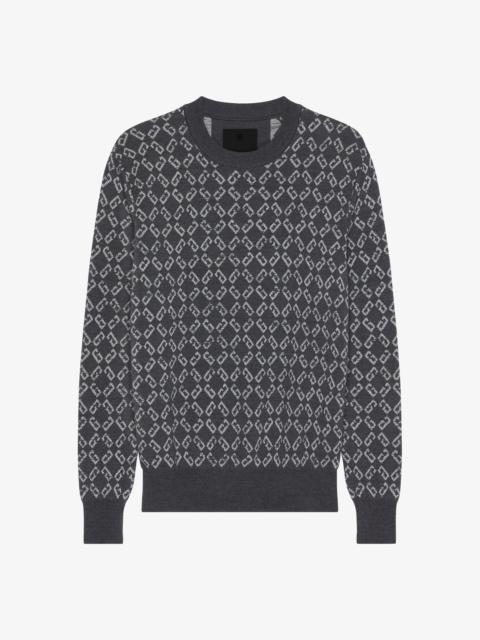 SWEATER IN MONOGRAM 72 JACQUARD