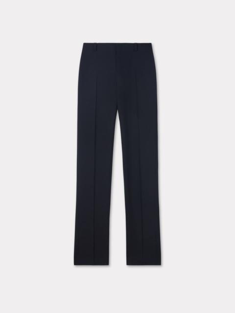 Cigarette pants in virgin wool