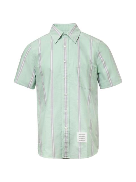 straight fit striped shirt