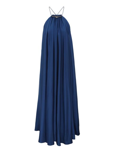ASTER GATHERED BEAD MAXI DRESS