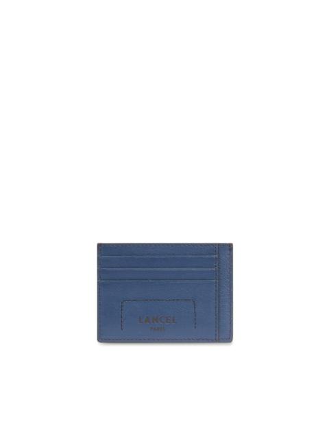 6cc logo-stamp leather card holder