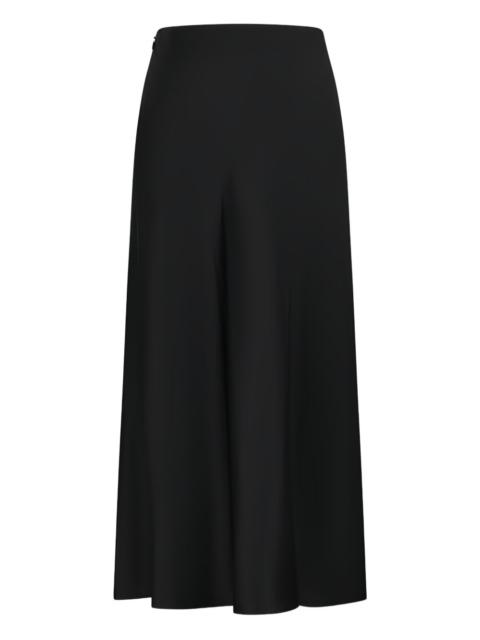 concealed-fastening midi skirt