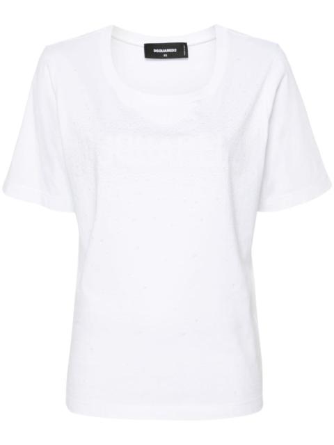 Easy Fit crystal-embellished T-shirt