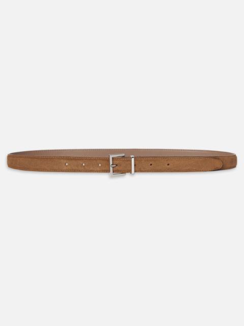 The Suede Square Buckle Belt in Date