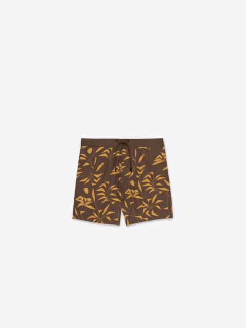 sunset print swim shorts