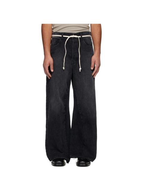 Black Meta He Rose 2 Jeans