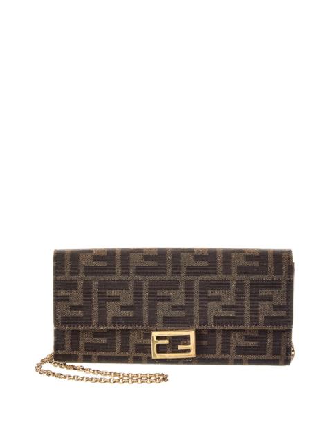 FENDI FF Diamonds Jacquard Wallet On Chain