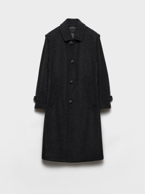 Wool and cashmere coat