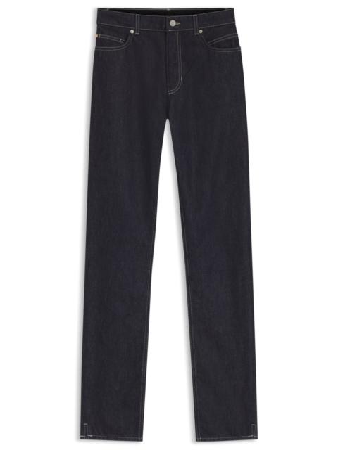REGULAR-FIT JEANS WITH SLIM LEG