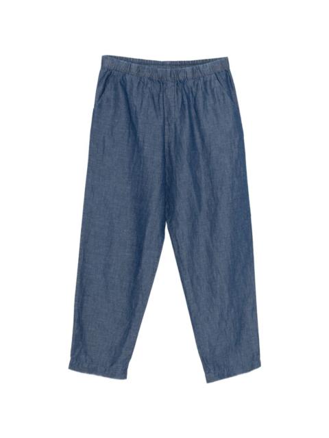 elasticated-waistband trousers