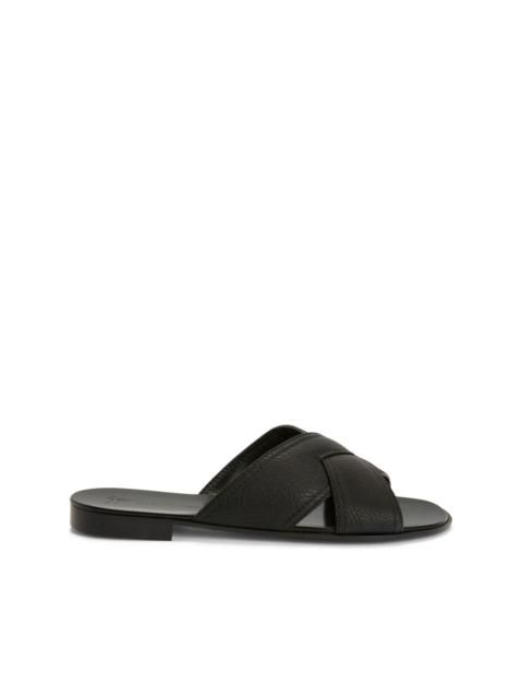 Flavio criss-cross leather sandals