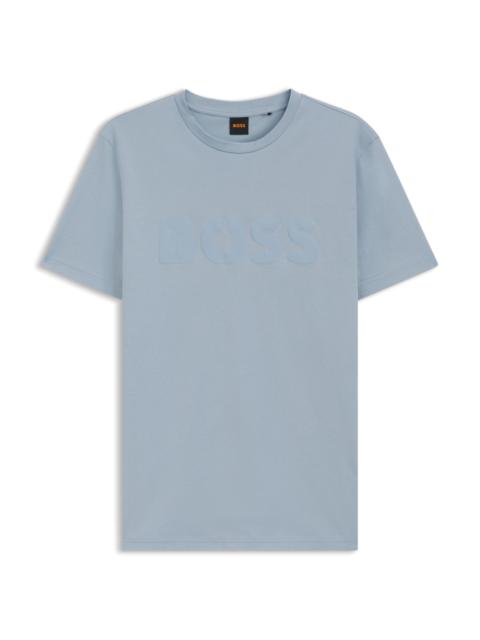 COTTON-JERSEY T-SHIRT WITH LARGE LOGO PRINT