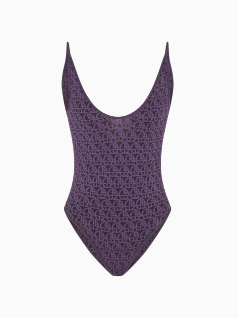 Monogram jacquard bodysuit