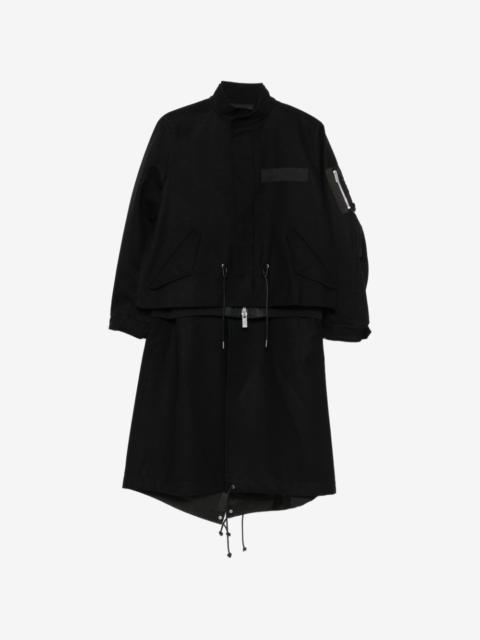 layered-design coat