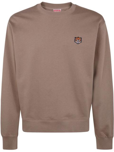 Tiger-appliqué sweatshirt