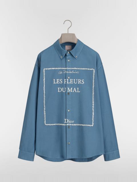 Overshirt with Book Cover embroidery
