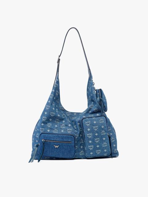 Aren Multi-Shopper in Monogram Denim Jacquard