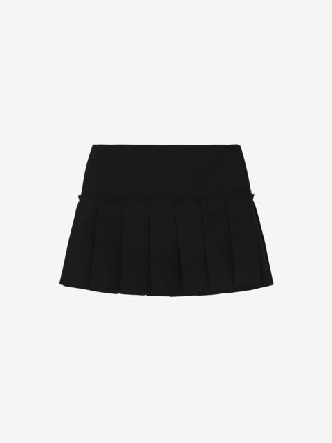 Kilt Pleated Mini Skirt