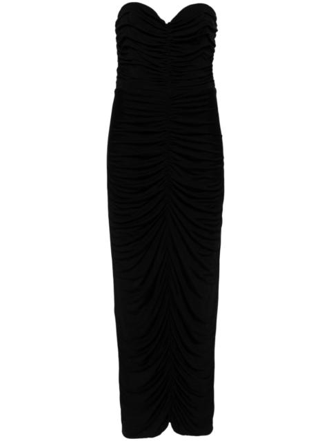 Aveline strapless midi dress