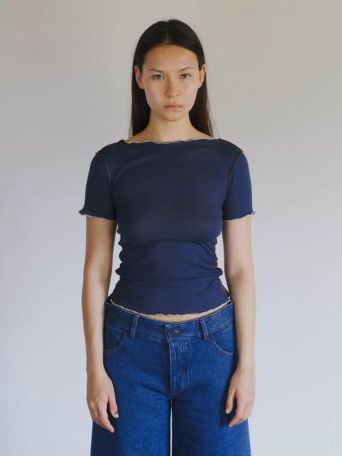 Vein Tee Shirt
                  - Organic Cotton Rib