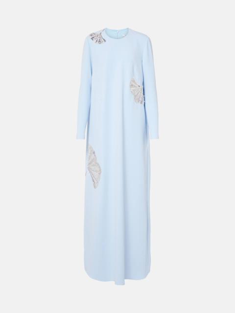 Naima embellished crêpe gown