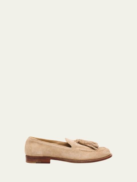 Renee Suede Tassel Loafers