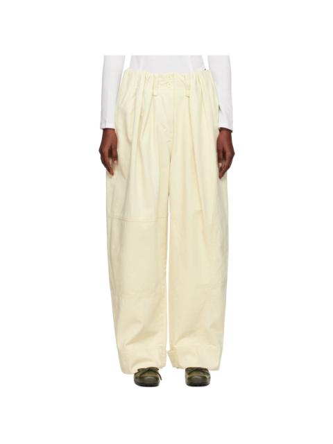 Yellow Full Gather Trousers